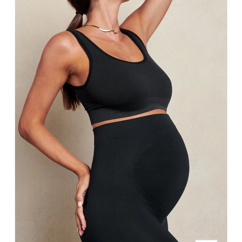 BLANQI Maternity Leggings Size Large Black - NEW w/tags